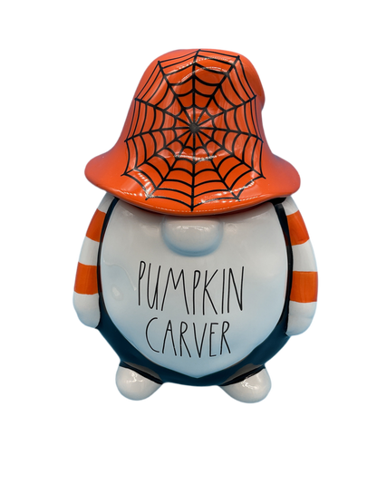 Rae Dunn Canister – Pumpkin Carver Gnome