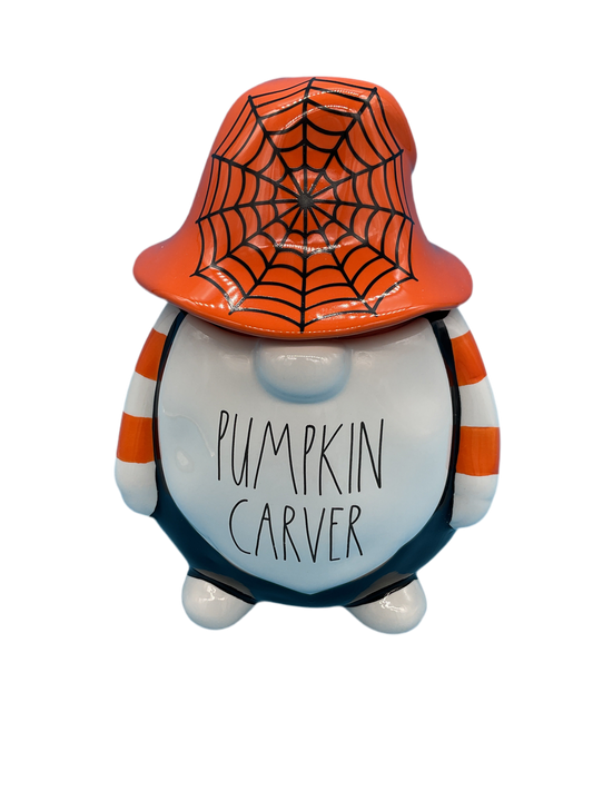 Rae Dunn Canister – Pumpkin Carver Gnome