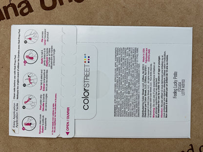 Color Street Nail Strips | Petite | Feeling Lucky | Real Polish | Easy Apply