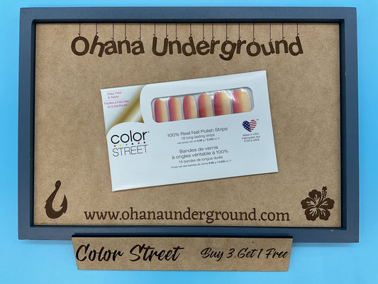 Color Street Nail Strips | Into the Sunset | Real Polish | Easy Apply