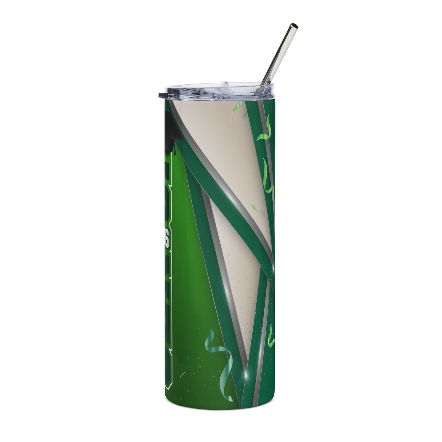 Tumbler — Senior 2026 Green Graduation Stainless Steel Tumbler