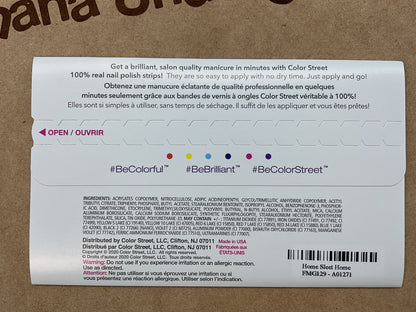 Color Street Nail Strips | Home Sleet Home | Real Polish | Easy Apply |