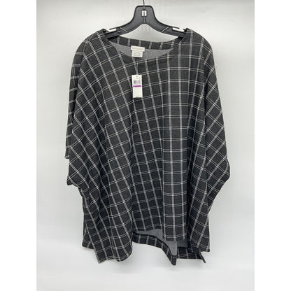 Van Heusen Women’s Plaid Stretch Top – XXL