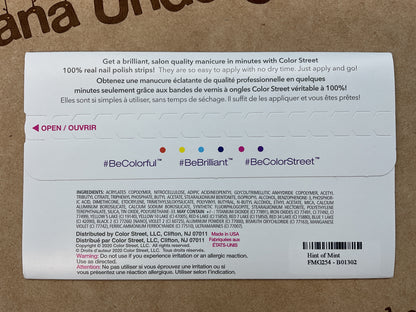 Color Street Nail Strips | Hint of Mint | Real Polish | Easy Apply |