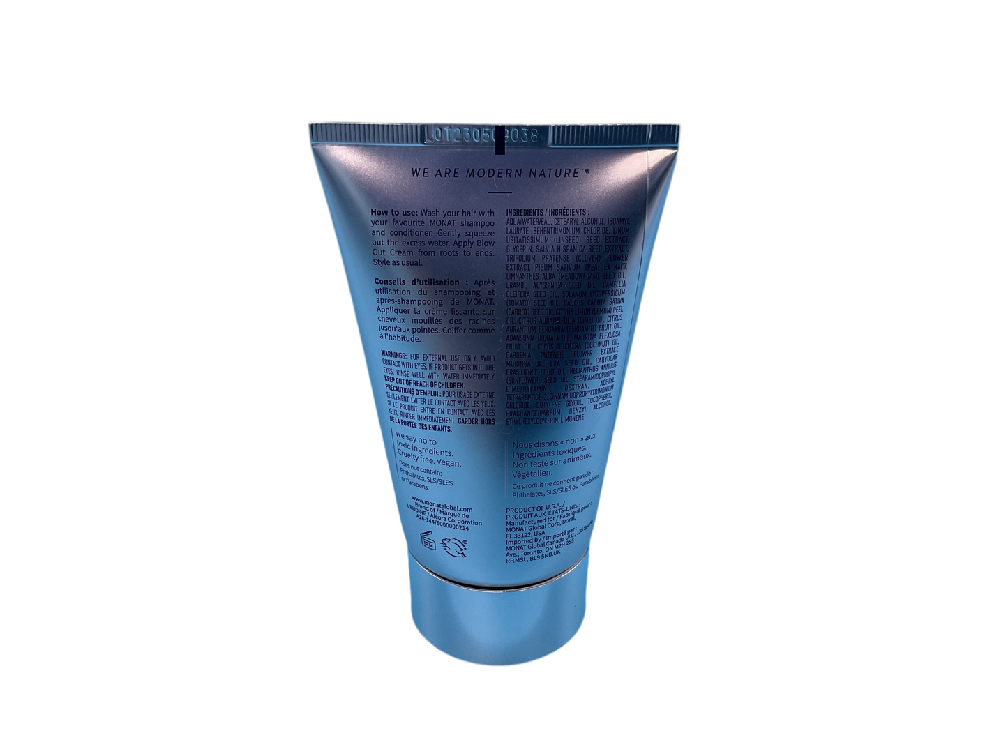 Monat Studio One Blow Out Cream 4 fl oz | Frizz-Smoothing Heat Protectant | Ohana Underground