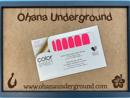 Color Street Nail Strips Hibiscus