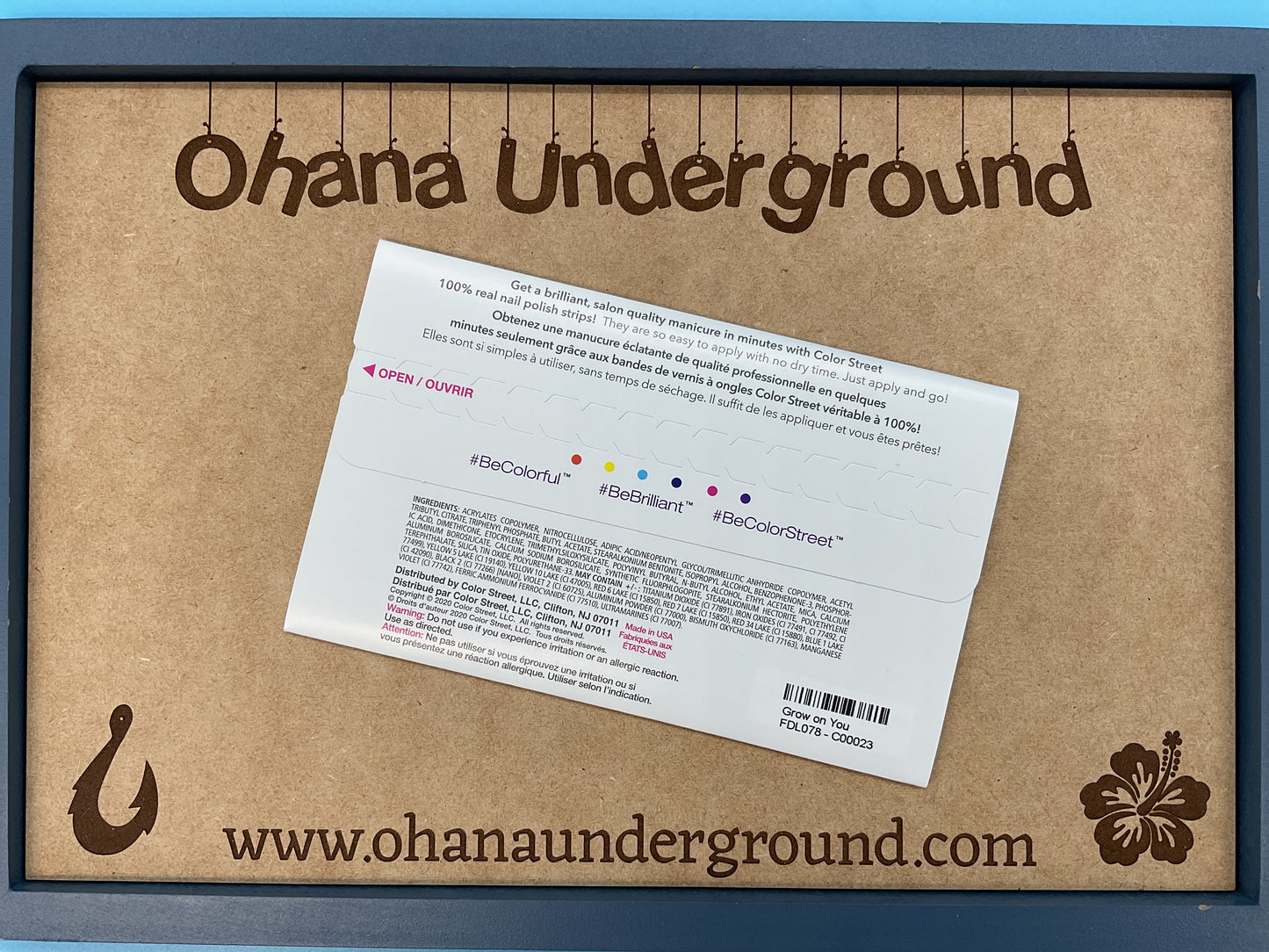 Color Street Nail Strips – Grow On You (Clear Overlay)