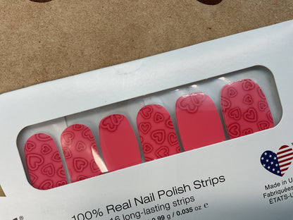 Color Street Nail Strips | Heartthrob | Real Polish | Easy Apply |