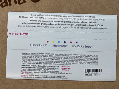 Color Street Nail Strips | Gaelic Greenery | Real Polish | Easy Apply |