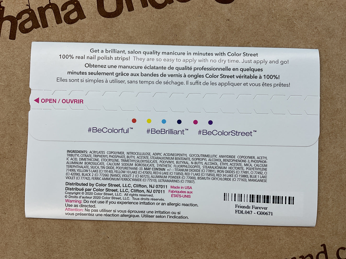 Color Street Nail Strips | Friends Furever | Real Polish | Easy Apply |