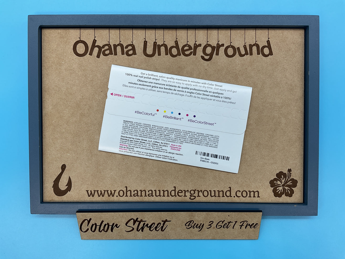 Color Street Nail Strips | Iris-dium | Real Polish | Easy Apply