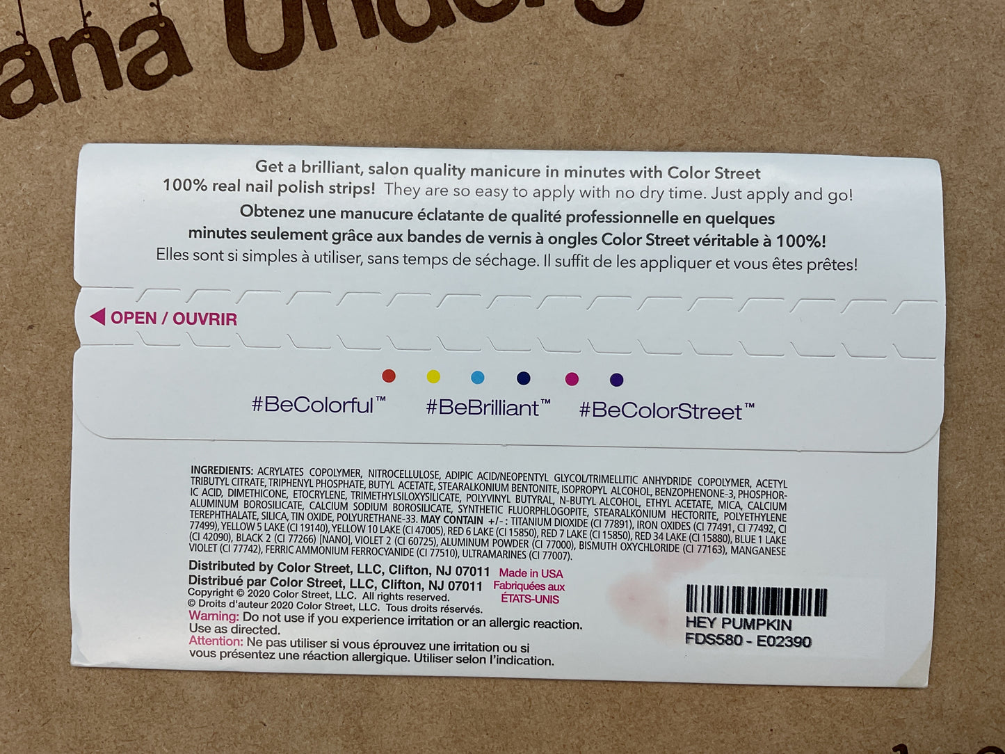 Color Street Nail Strips | Hey Pumpkin | Real Polish | Easy Apply |