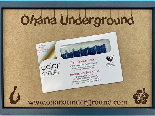 Color Street Nail Strips | French Manicure | In a Flurry | Real Polish | Easy Apply