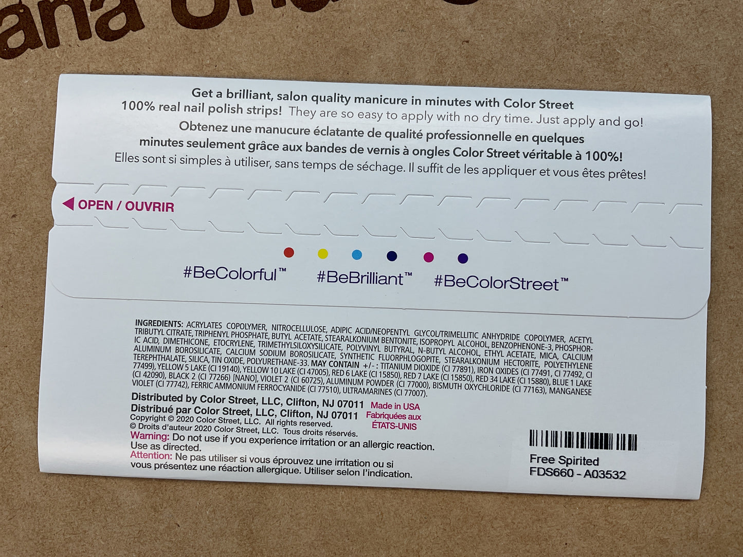 Color Street Nail Strips – Free Spirited (Floral)