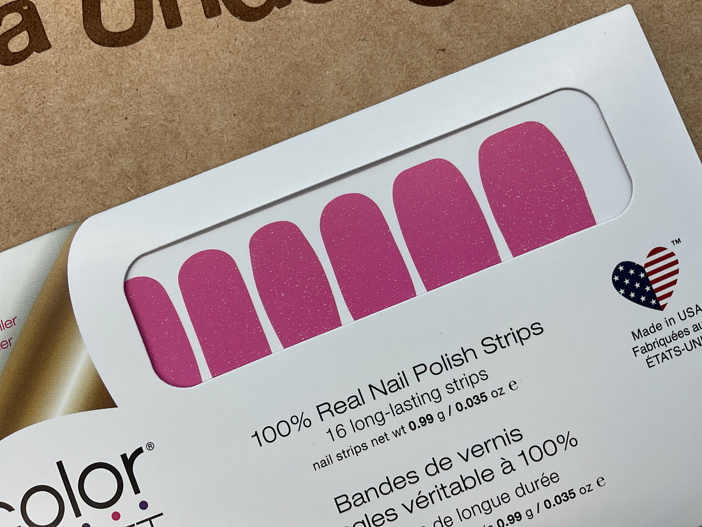 Color Street Nail Strips – Flora Flash (Neon Rose)