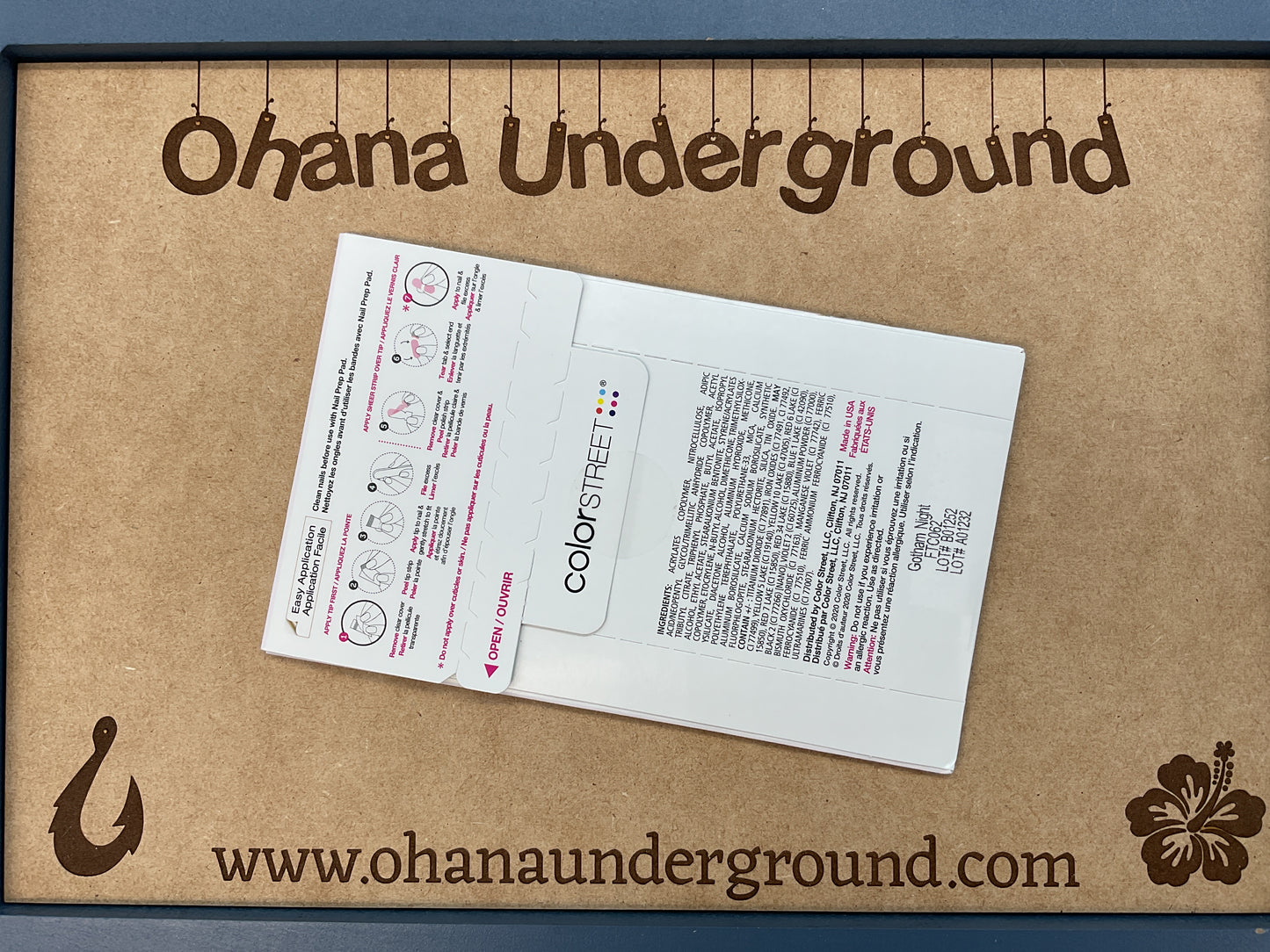 Color Street Nail Strips | French Manicure | Gotham Night | Real Polish | Easy Apply