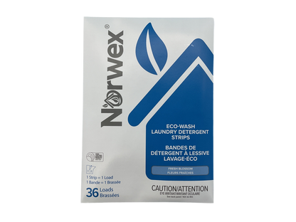 Norwex Eco-Wash Laundry Detergent Strips – 36 Loads Fresh Blossom