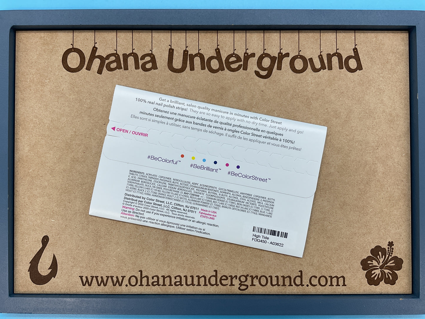 Color Street Nail Strips High Tide Blue Ombré