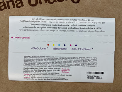 Color Street Nail Strips | Awareness Shade | Forever Loved | Real Polish | Easy Apply