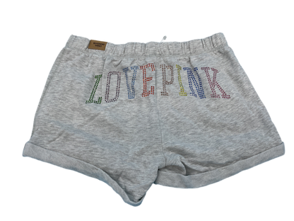 *NEW* Victoria Secret *PINK* Grey Boyfriend Shorts *Large*