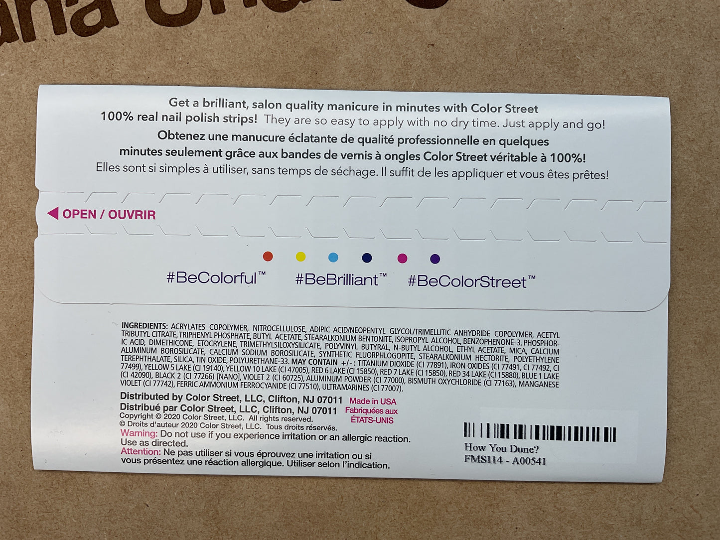 Color Street Nail Strips | How You Dune? | Real Polish | Easy Apply