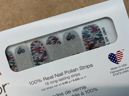 Color Street Nail Strips | Awareness Shade | Heart of the Hero | Real Polish | Easy Apply
