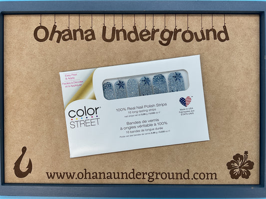 Color Street Nail Strips | Ice Ice Maybe | Real Polish | Easy Apply