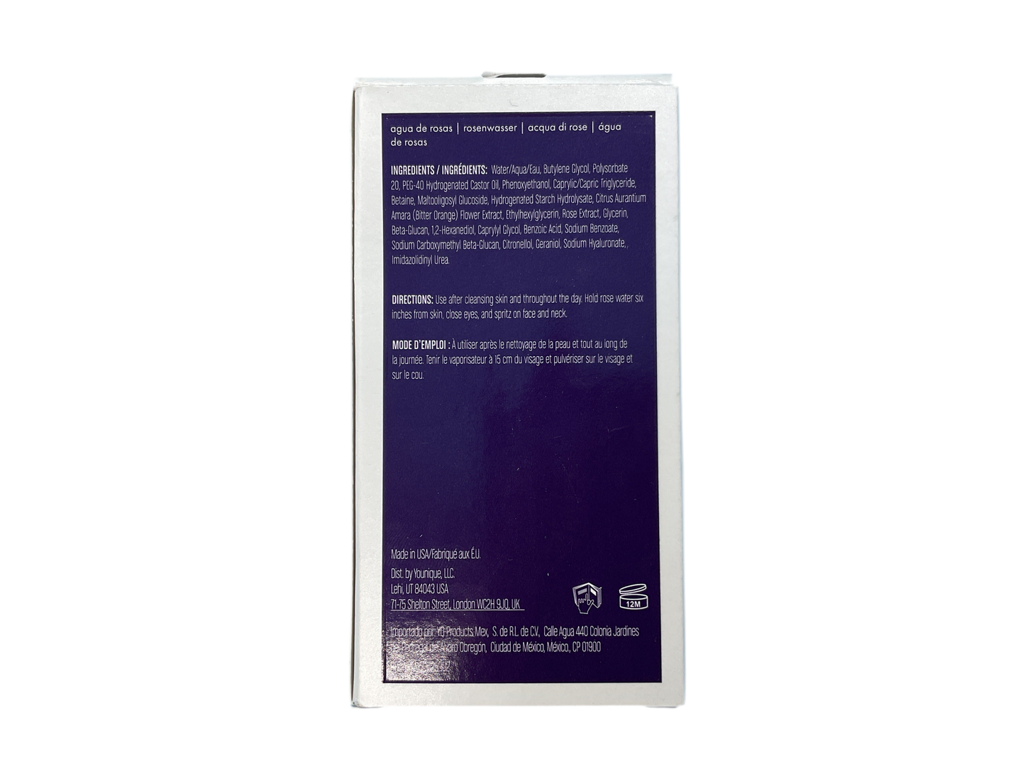 Younique You·ology Rose Water Toning Spritz – Hydrating Rose Facial Mist