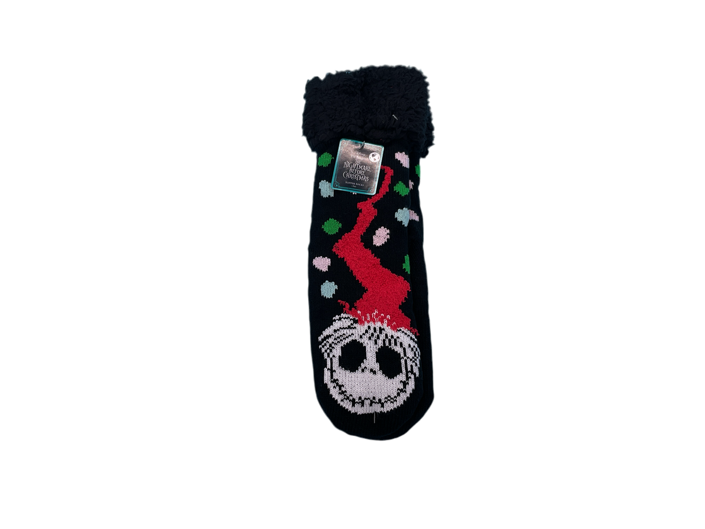 Nightmare Before Christmas - Jack Skellington Slipper Socks - Shoe Size 4-10