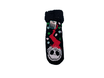 Nightmare Before Christmas - Jack Skellington Slipper Socks - Shoe Size 4-10