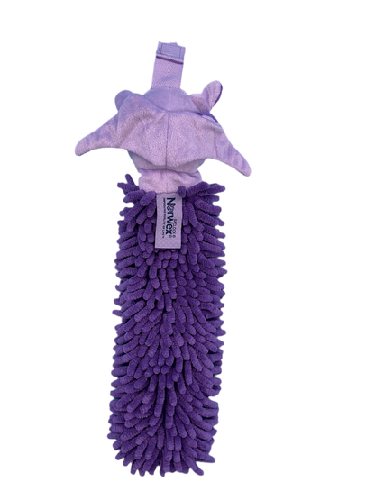 Norwex Kids Pet To Dry Chenille Hand Towel – Purple Unicorn with BacLock®
