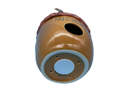 Rae Dunn Nut House Ceramic Birdhouse 7 Inch