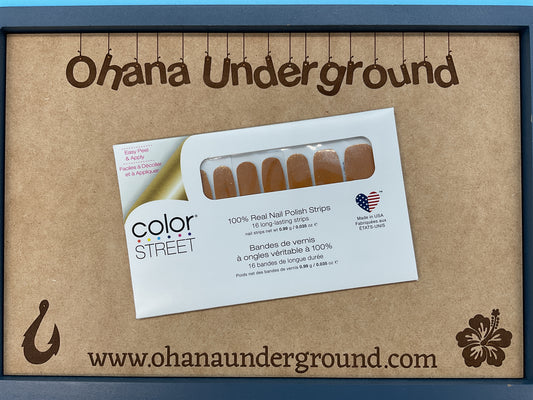 Color Street Nail Strips | Golden Rule | Real Polish | Easy Apply