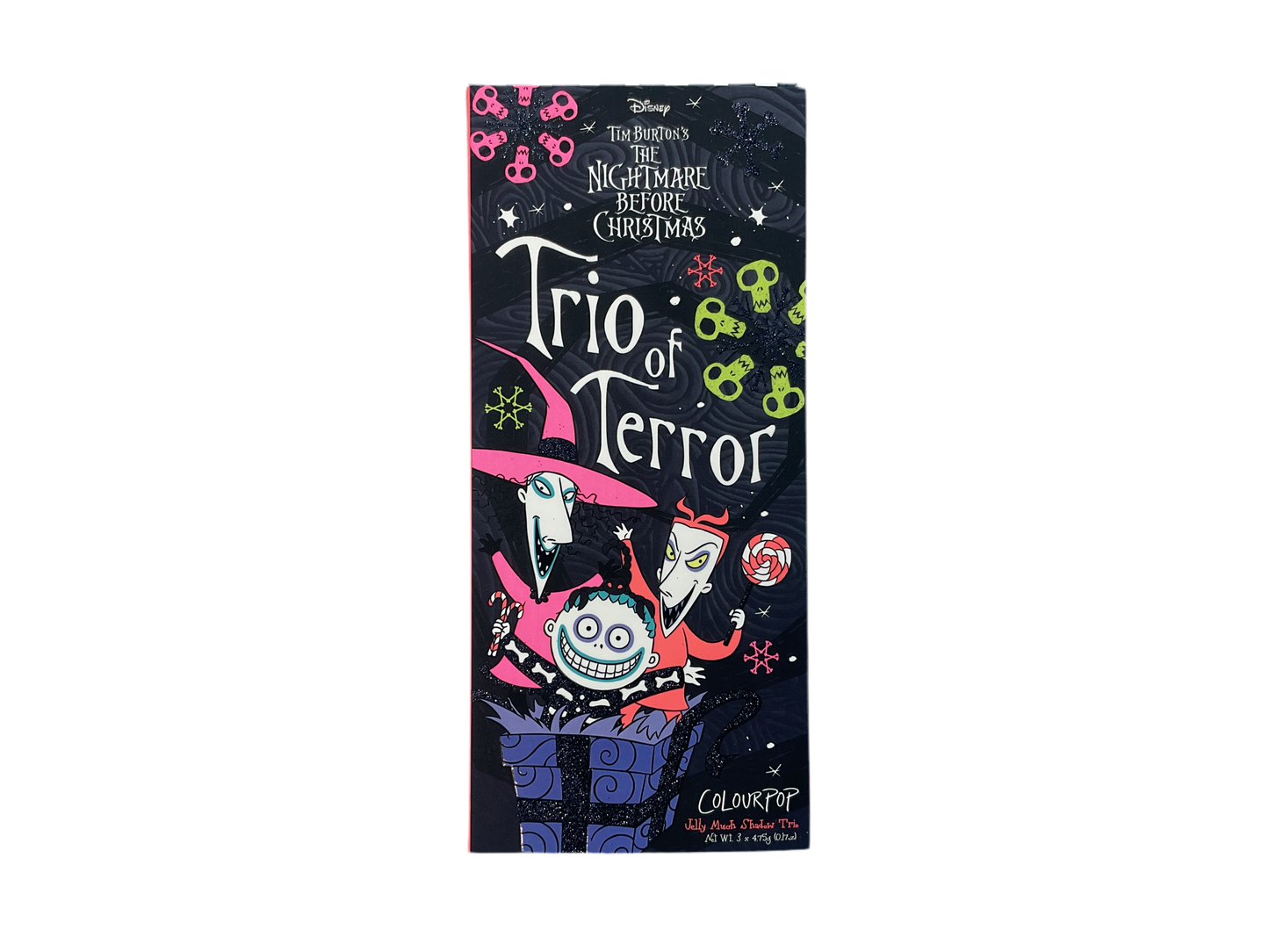 ColourPop Trio of Terror Jelly Much Shadow Trio – Lock, Shock & Barrel
