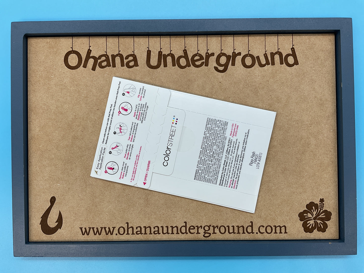 Color Street Nail Strips – Flora Flash (Neon Rose)