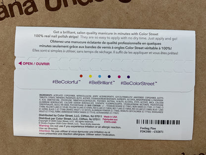 Color Street Nail Strips | Feeling Pine | Real Polish | Easy Apply |