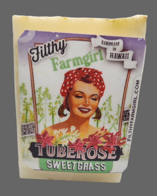 Filthy Farmgirl ~ Soap *Tuberose Sweetgrass* Small Bar (2 oz)