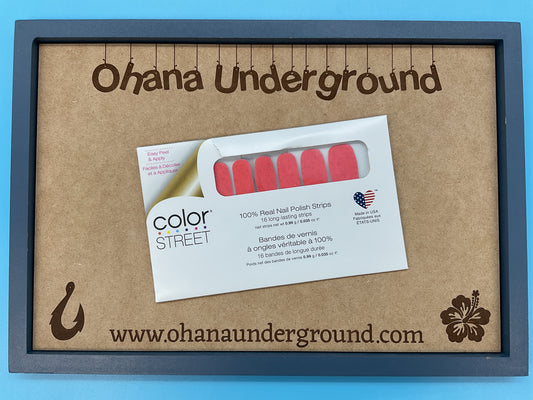 Color Street Grapefruit Squeeze Nail Strips – Sheer Citrus Jelly Glitter Mani