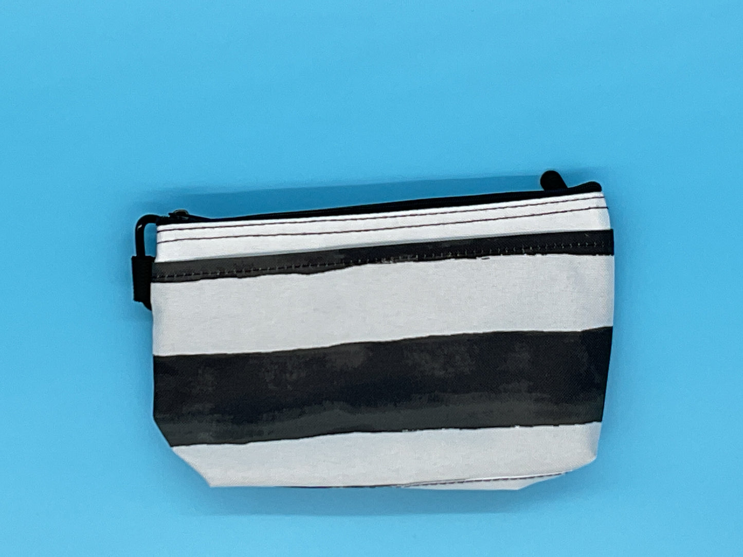 Thirty-One Gifts - Clear Clip Pouch - Watercolor Stripe