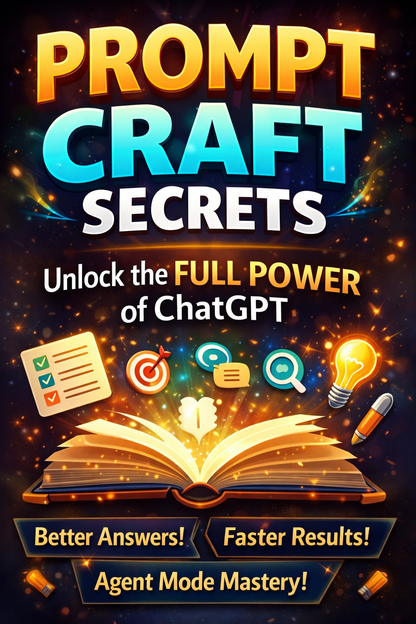Promptcraft: The Ultimate ChatGPT Prompt Writing Guide + Agent Mode (PDF)