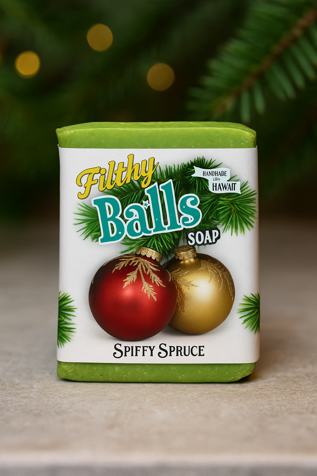 Filthy Farmgirl Filthy Balls Spiffy Spruce Soap 2 oz