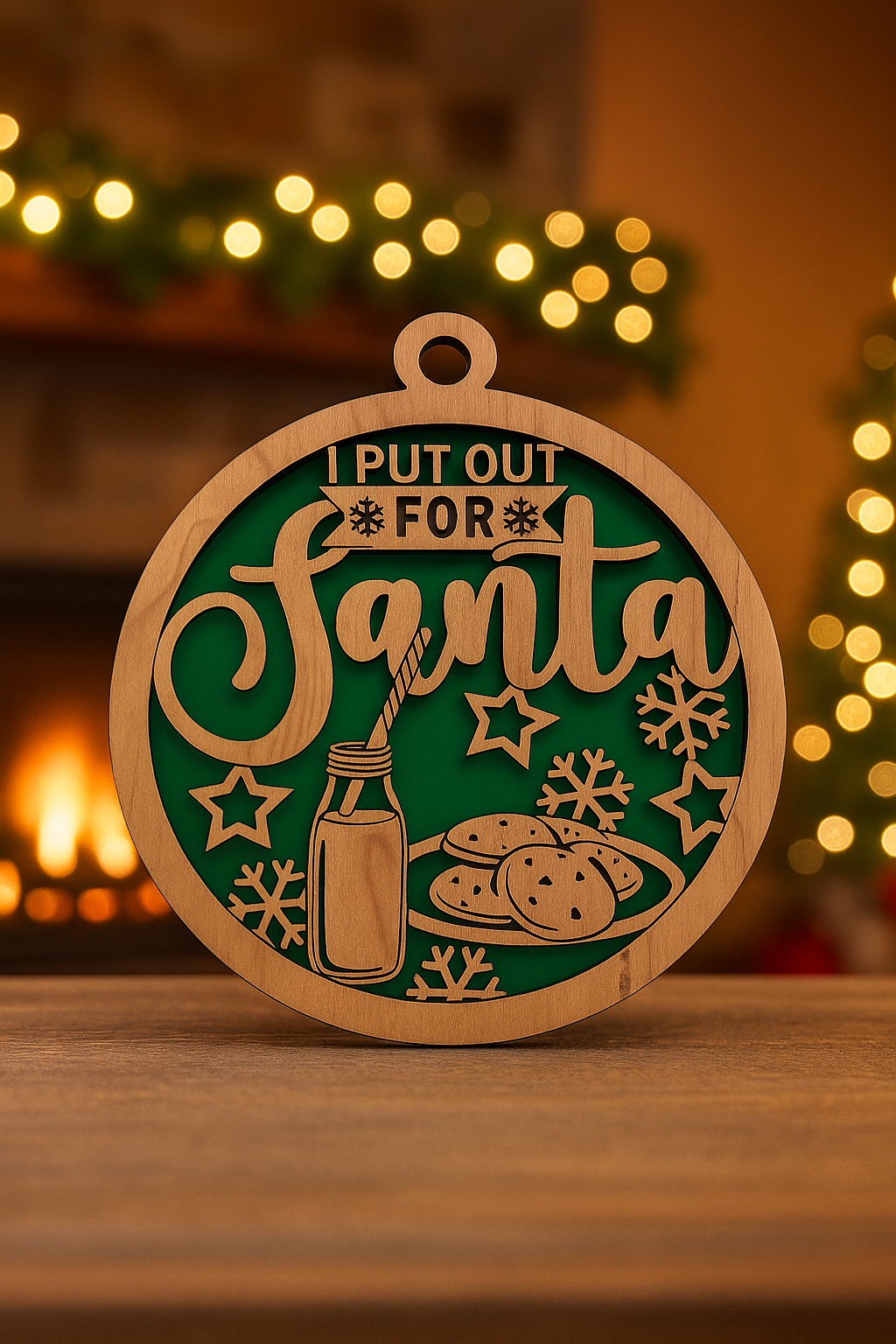 Shaka Brands I Put Out For Santa Ornament