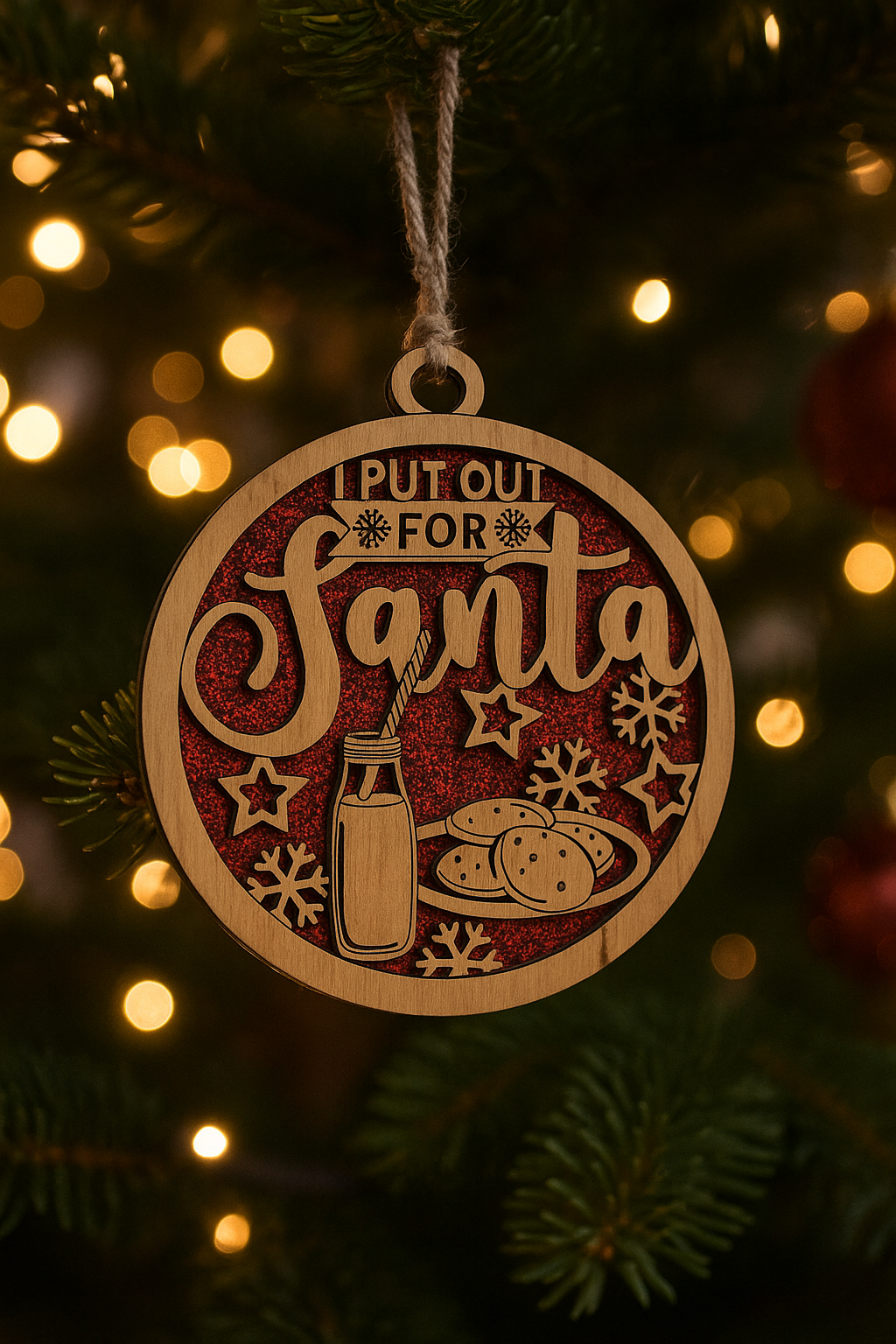 Shaka Brands I Put Out For Santa Ornament