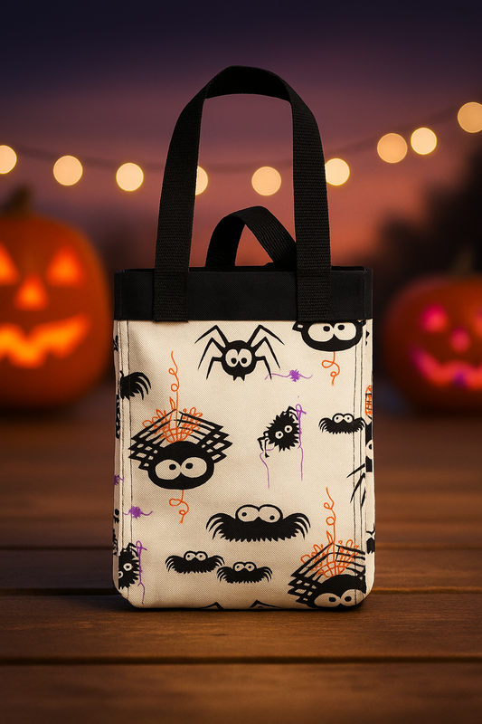 Thirty-One Small Essential Storage Tote – Spider Party Halloween Organizer
