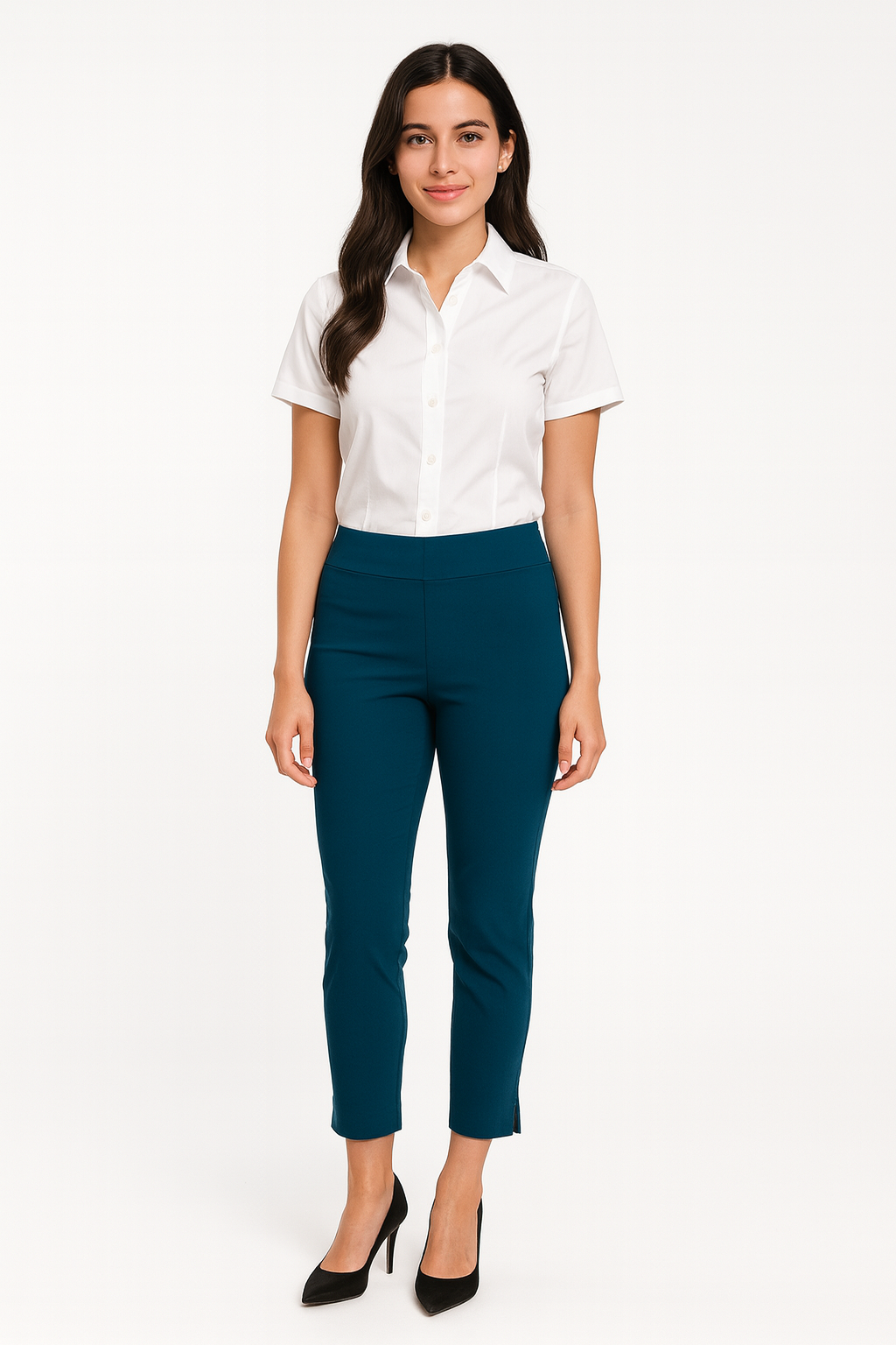 Van Heusen Super Stretch Pull-On Crop (0 Slim)