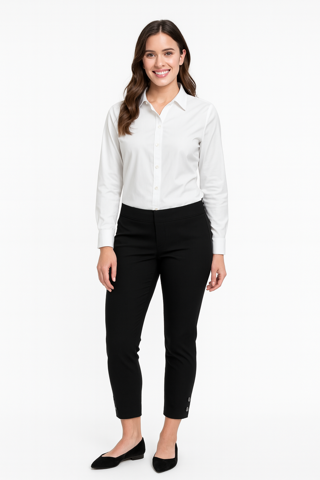 Van Heusen Stretch Pull-On Crop (0 Straight)