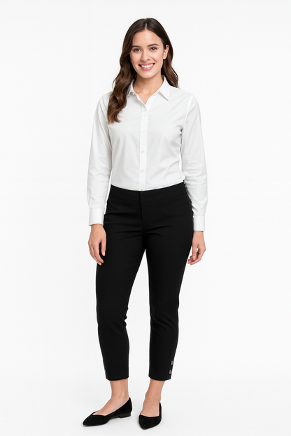 Van Heusen Stretch Pull-On Crop (0 Straight)