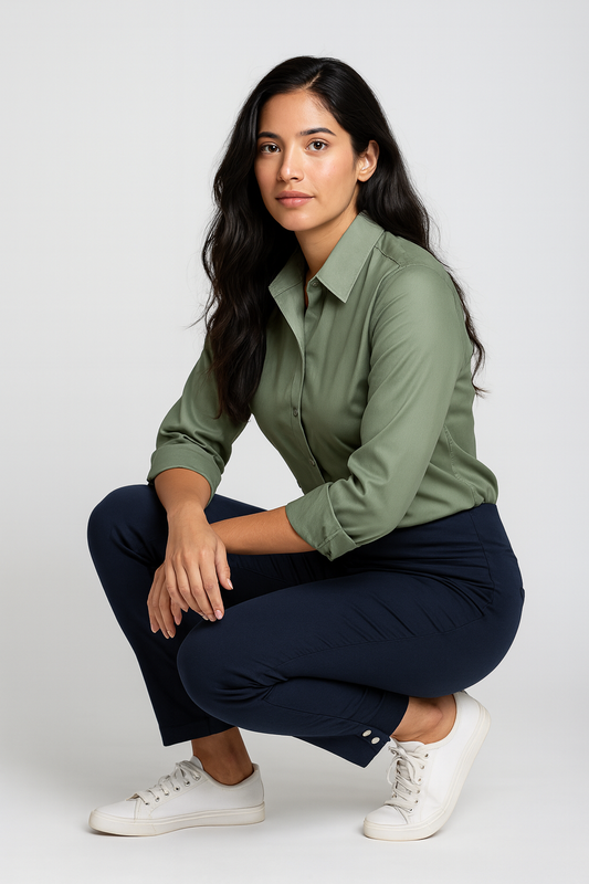 Van Heusen Stretch No-Waist Pull-On Pants (Size 0)