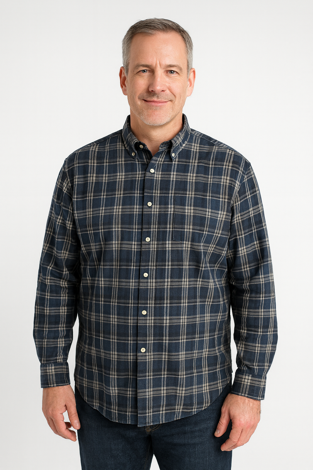 Van Heusen Never Tuck Slim Fit Shirt – XXL