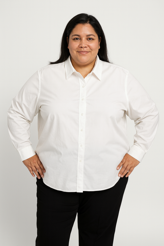 Van Heusen Women’s Button-Up Dress Shirt – 2XL (20–22)